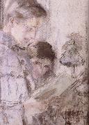 Edouard Vuillard Mishra and his sister oil painting